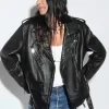 Super Bowl LIX Tabitha Oversized Moto Jacket