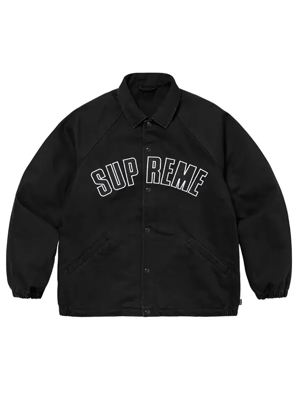 Supreme-ARC-Denim-Coaches-Jacket-Black