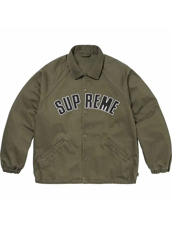 Supreme-ARC-Green-Denim-Coaches-Jacket