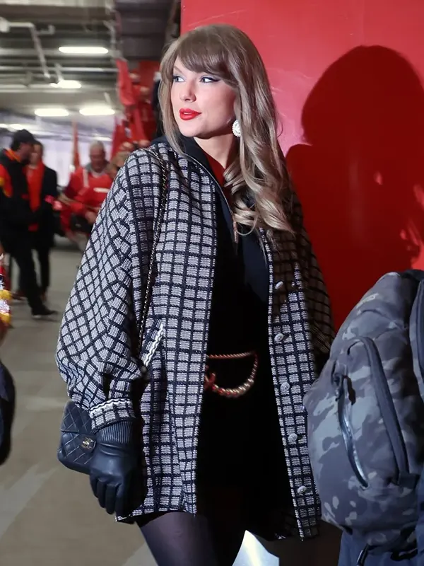 Taylor Swift Chiefs Texans Game Coat