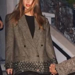 Taylor Swift Crystal Cage Oversized Blazer