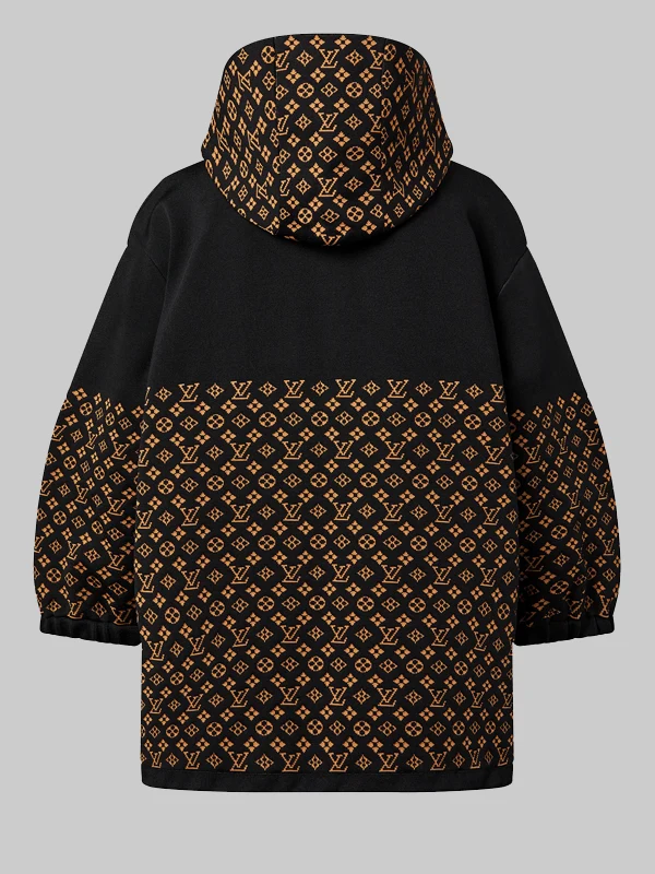 Taylor Swift LV Monogram Jacquard Knit Jacket Hoodie