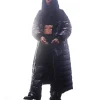 Telfar Black Puffer Jacket Coat