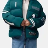 The Today Show Savannah Guthrie Eagles Puffer Jacket Green