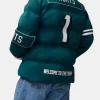 The Today Show Savannah Guthrie Philadelphia Eagles Puffer Jacket Green