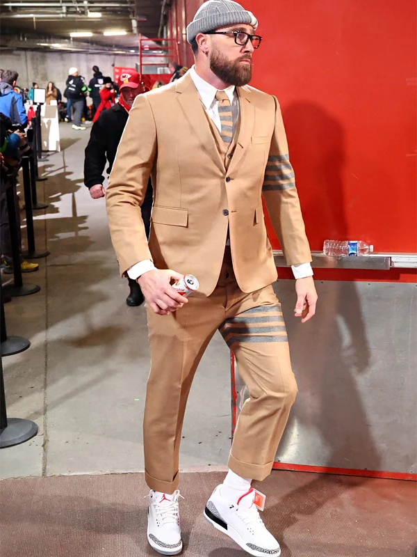 Thom Browne Travis Kelce Suit