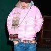 Timothee-Chalamet-Telfar-Pink-Puffer-Coat