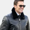 Tom Brady NFC Wild Card Playoffs Leather Jacket Black