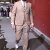 Travis Kelce AFC Championship Game Suit