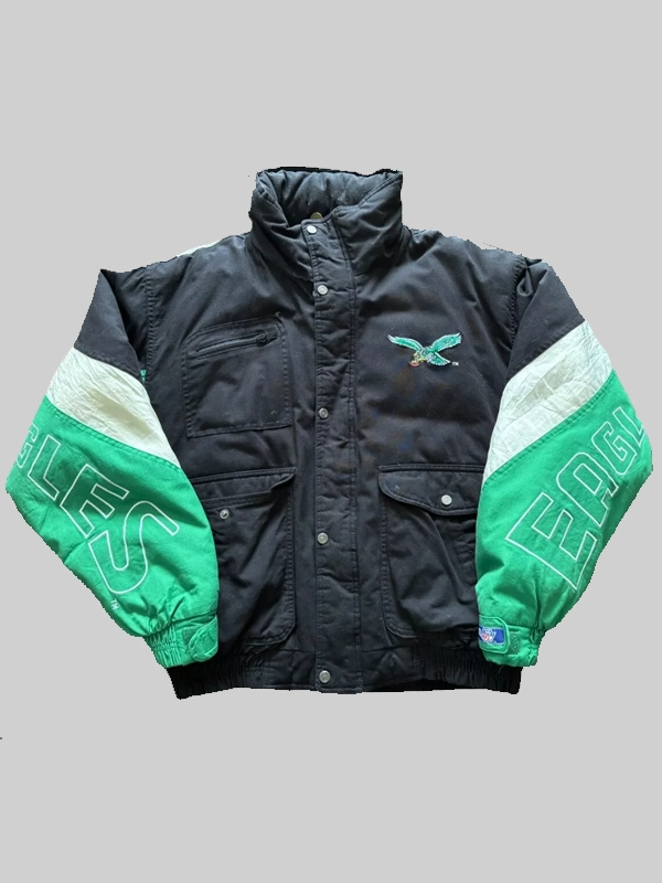 Vintage Philadelphia Eagles Triple Fat Goose Kelly Green Jacket