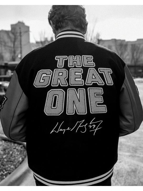 Wayne Gretzky OVO The Great One Varsity Jacket