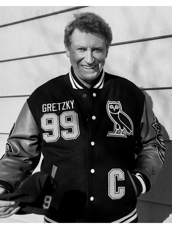 Wayne Gretzky The Great One OVO Varsity Jacket