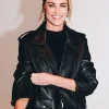 Women's Super Bowl LIX Rebecca Minkoff x Erin Andrews Black Leather Jacket