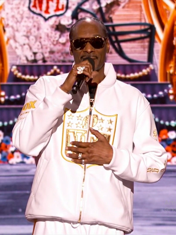 14th Annual NFL Honors Snoop Dogg Tracksuit White