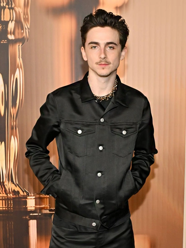 97th Annual Academy Awards Timothée Chalamet Jacket Black