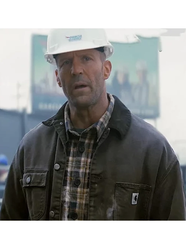 A Working Man Jason Statham Carhartt Jacket Grey