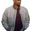 Back in Action Jamie Foxx Bomber Jacket Grey