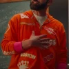 Ben Affleck Super Bowl Commercial 2025 Dunkings Orange Track Jacket