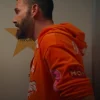 Ben Affleck Super Bowl Commercial 2025 Dunkings Track Jacket Orange