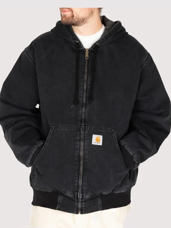 Carhartt OG Active Black Hooded Jacket