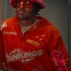 Casey Affleck Super Bowl Dunkings Track Jacket Orange