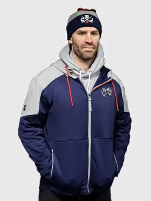 Columbus Blue Jackets 2025 Neck Hoodie Blue