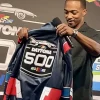 Daytona 500 Anthony Mackie Leather Jacket