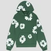 Denim Tears x Offset Wreath Flower Hoodie Green