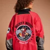 Disney Land Mickey Mouse Motor Club Racing Bomber Jacket