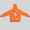 DunKings Premium Lined Orange Pullover Hooded Jacket