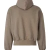 Fear OF God Essentials University Brown Hoodie