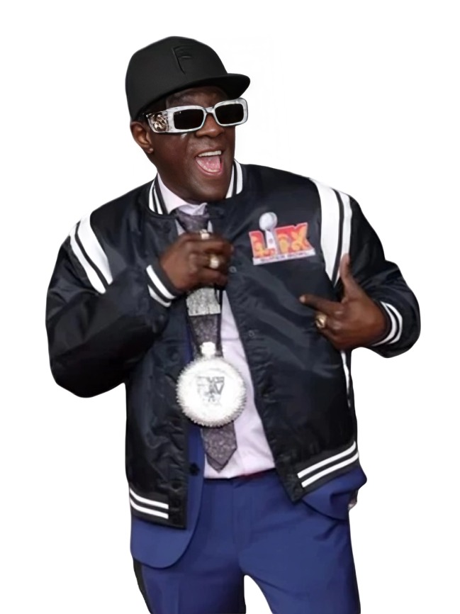 Flavor Flav 14th Annual Honors Super Bowl LIX Jacket Black