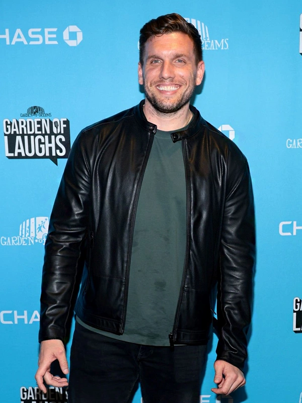 It’s Just Unfortunate Chris Distefano Black Leather Jacket