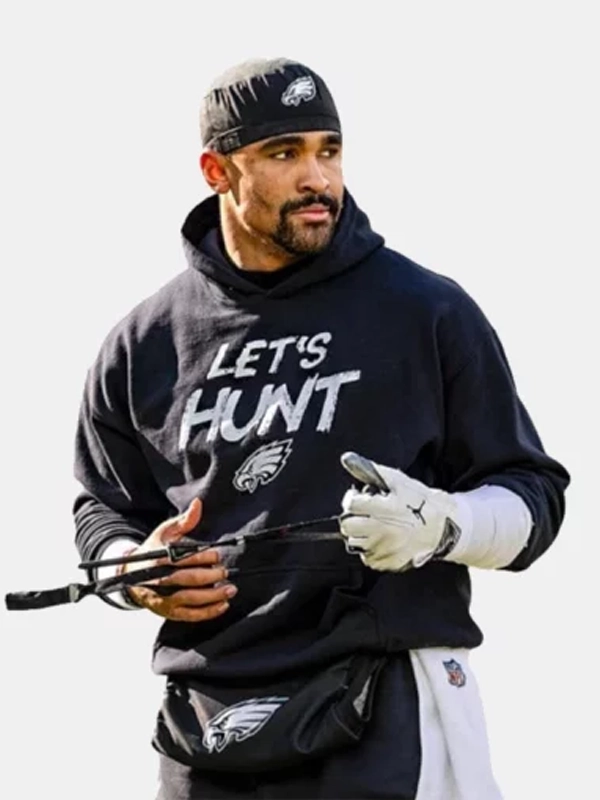 Jalen Hurts Philadelphia Eagles Let’s Hunt Hoodie Black