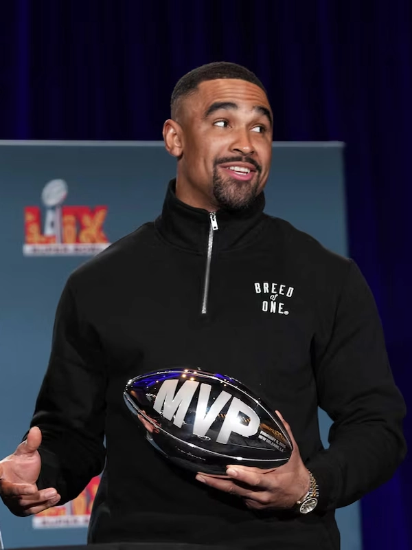 Jalen Hurts Super Bowl LIX Breed Of One Jacket Black