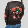 Jokers Wild Harley Quinn Bombshell Jacket Brown