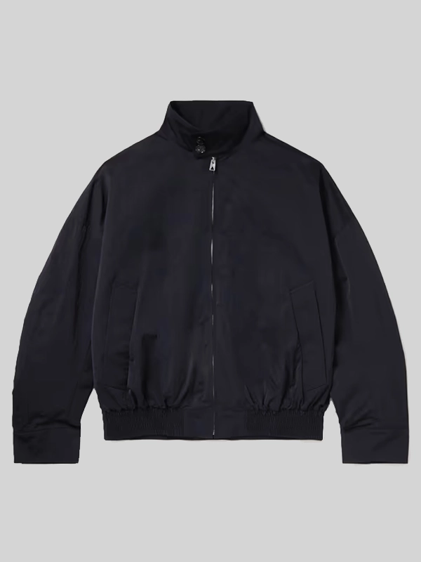 Kendrick Lamar BOTTEGA VENETA Shell Bomber Jacket Black