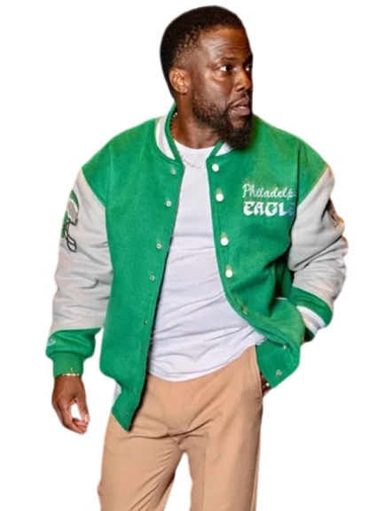 Kevin Hart Philadelphia Eagles Varsity Jacket