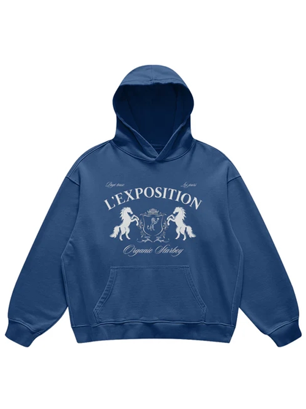 L’Exposition Hoodie Blue