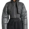 Maniere De Voir Grey Puffer Jacket