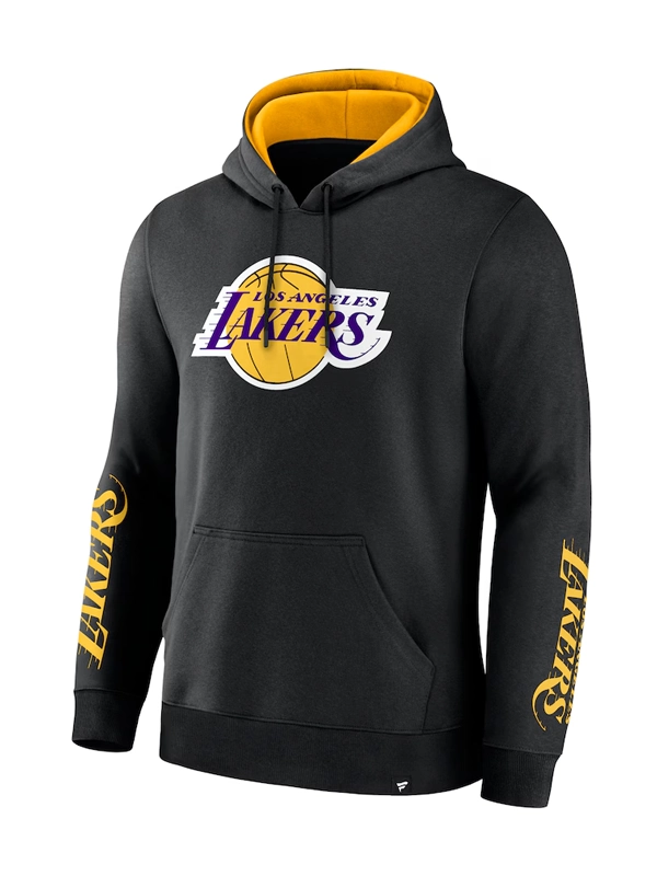 Men's Los Angeles Lakers Fanatics Black Legacy Guard Pullover Hoodie