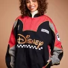 Mickey Mouse Black & Red Motor Club Racing Jacket