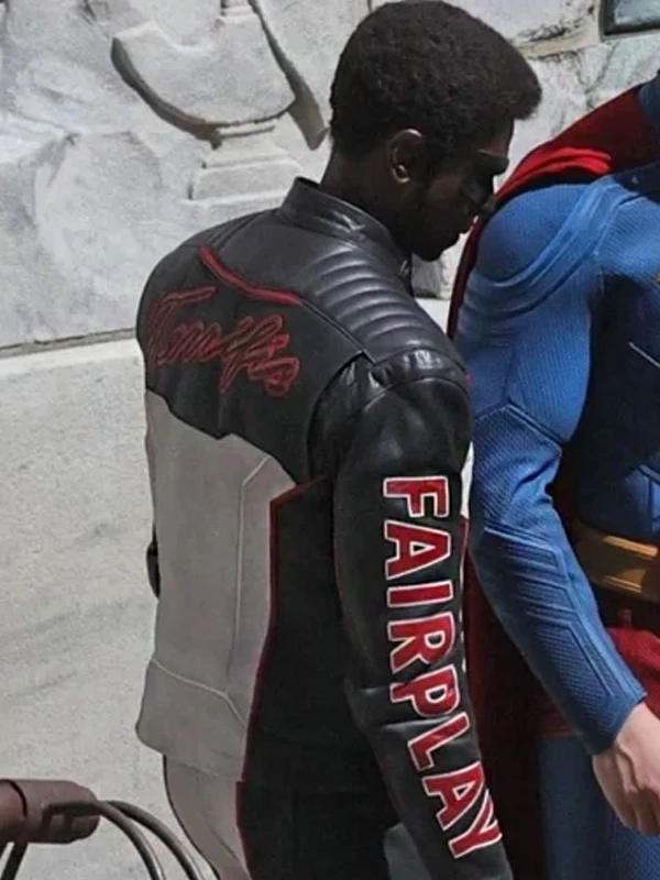 Mister Terrific Superman Leather Jacket