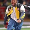 Mustard Super Bowl Vanson Star Leather Jacket