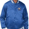 NBA-All-Star-Game-Starter-Royal-Satin-Varsity-Jacket Blue