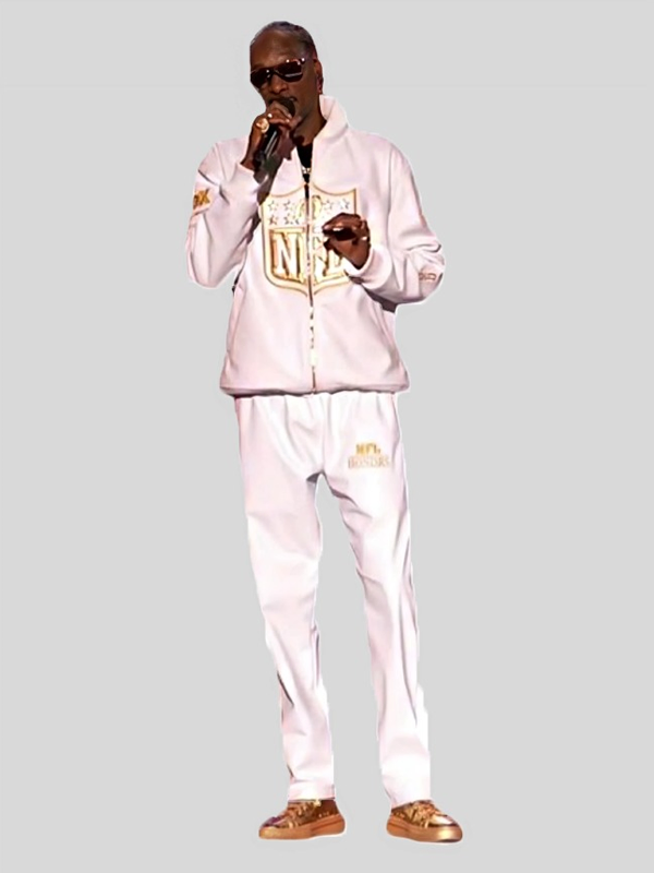 NFL Snoop Dogg 14th Annual Honors White Tracksuit