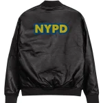 NYPD Leather Bomber Jacket