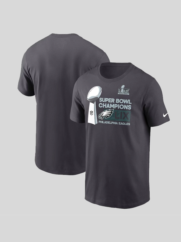 Nike Philadelphia Eagles Super Bowl LIX Champions T-Shirt Black