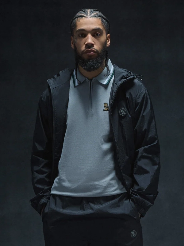 OVO Nylon Black Track Jacket