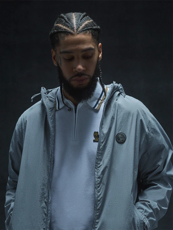 OVO Nylon Track Grey Jacket